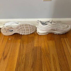 Nike Air Max 97 White and Cream Sneakers